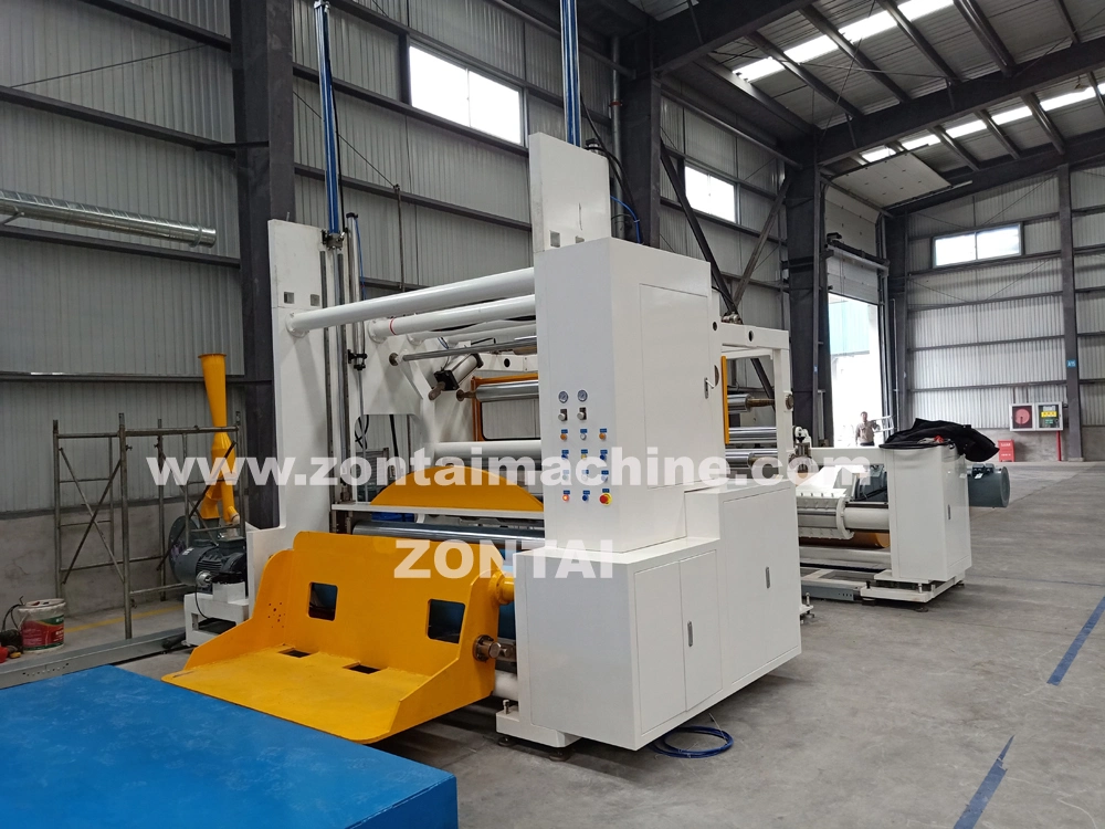 2500mm Jumbo Paper Roll Rewinding Slitting Machine with Automatic Knife Moving System