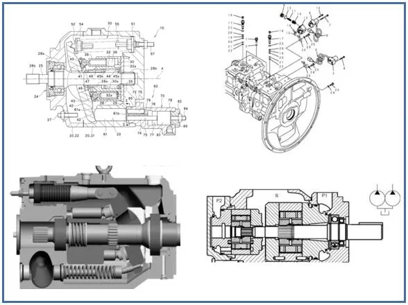 Eaton Fluid Power Dowmax Me Mk MB Series Hydraulic Motor Assembly